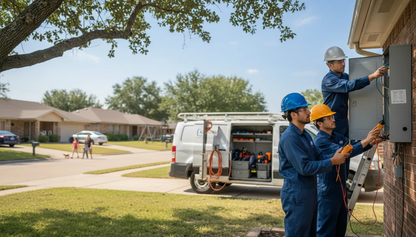 Certified electrician providing emergency electrical services in Folcroft, PA